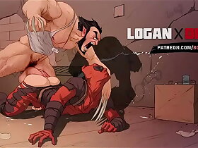 Wolverine macetando o Deadpool (Boobocomis – Logan X Deadpool)